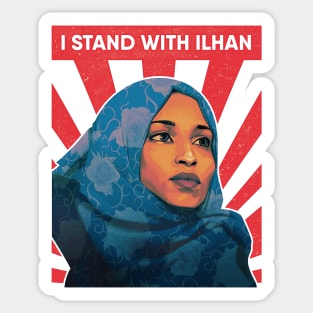 I Stand With Ilhan Omar Sticker